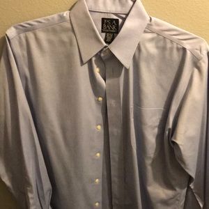 Jos A Bank Dress Shirt 15.5-33 100% Cotton